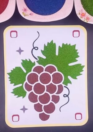 Grapes Sand Art