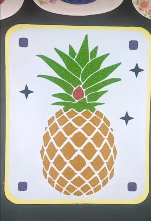Pine Apple Sand Art