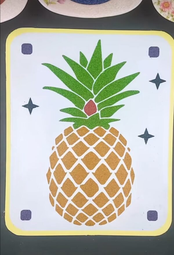Pine Apple Sand Art